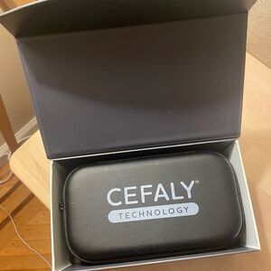 Cefaly Wearable Headache Device with electrodes and case